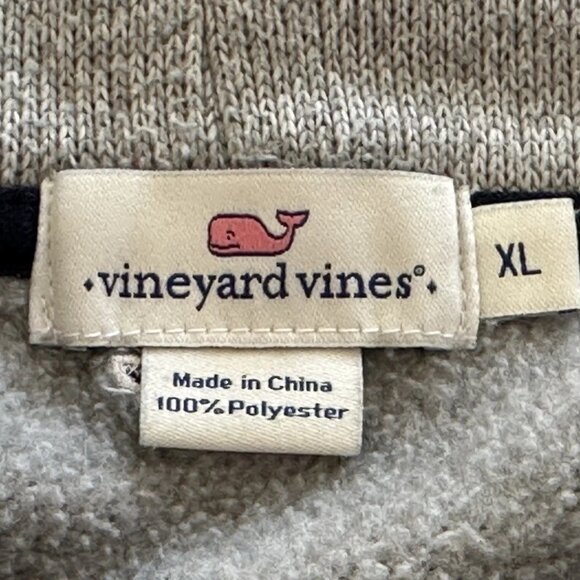 π³ Vineyard Vines Relaxed Funnel-Neck Shep Shirt β Gray β XL π³ - Picture 10 of 11